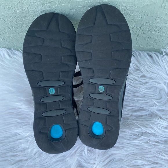 Bzees Women's Inspire Black Lace-Up Slip-On Walking Sneakers Size 9M - Picture 7 of 8